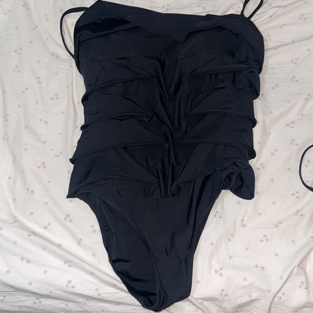 Kona Sol Black Swimwear. View 2